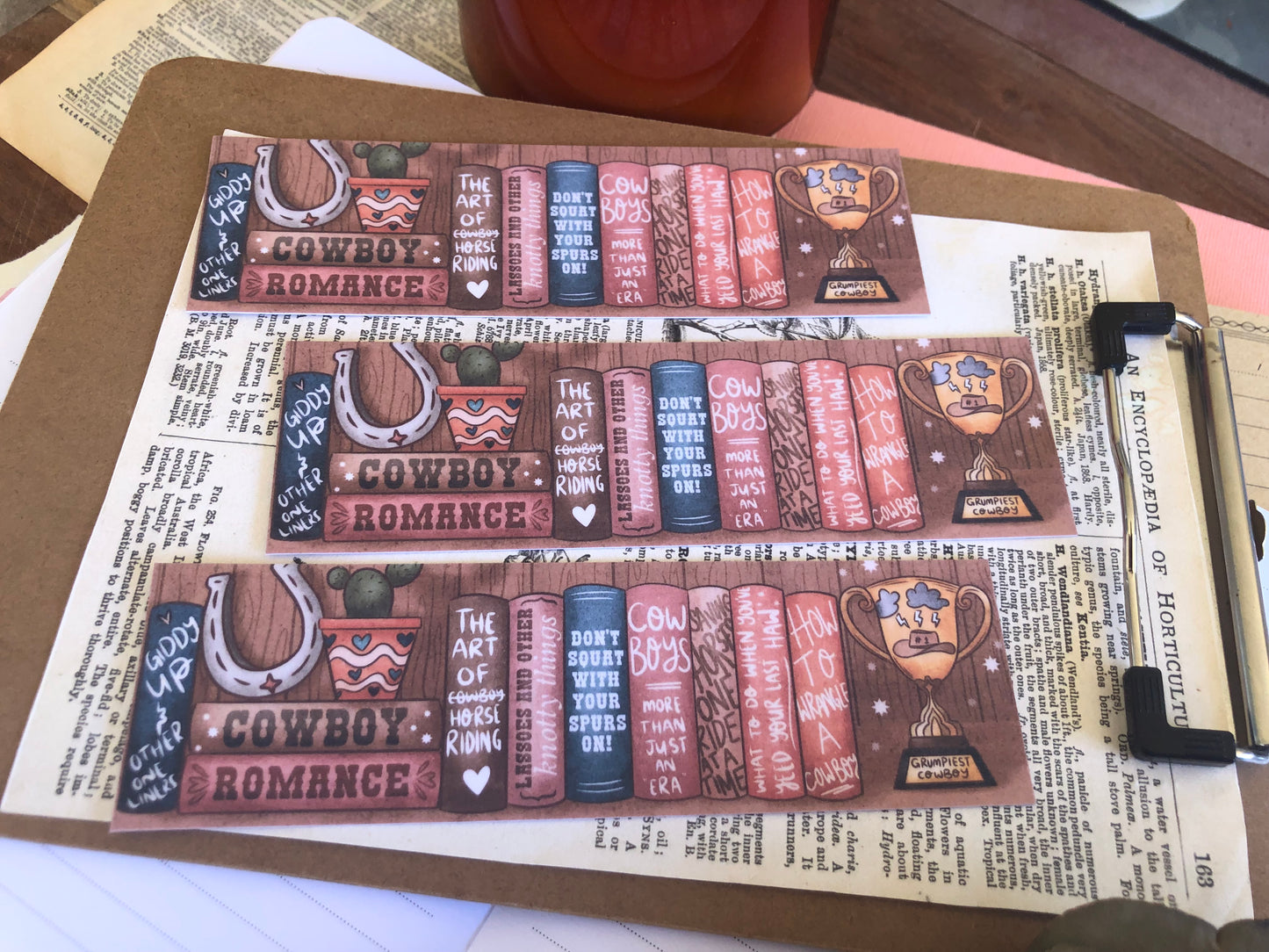 Cowboy Shelfie - Bookmark