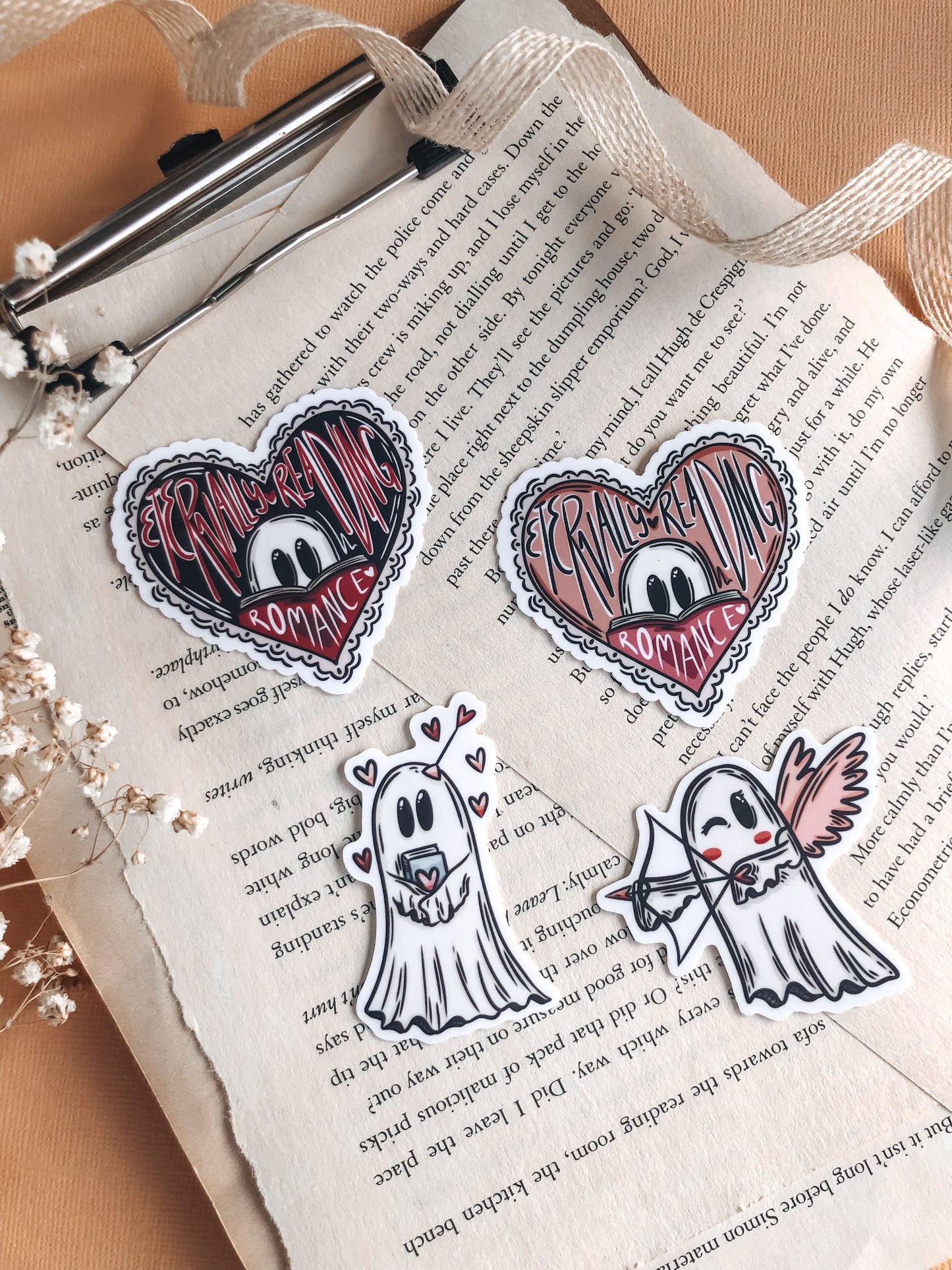 Boo & Friends: Valentine's Day - Glossy Vinyl Stickers