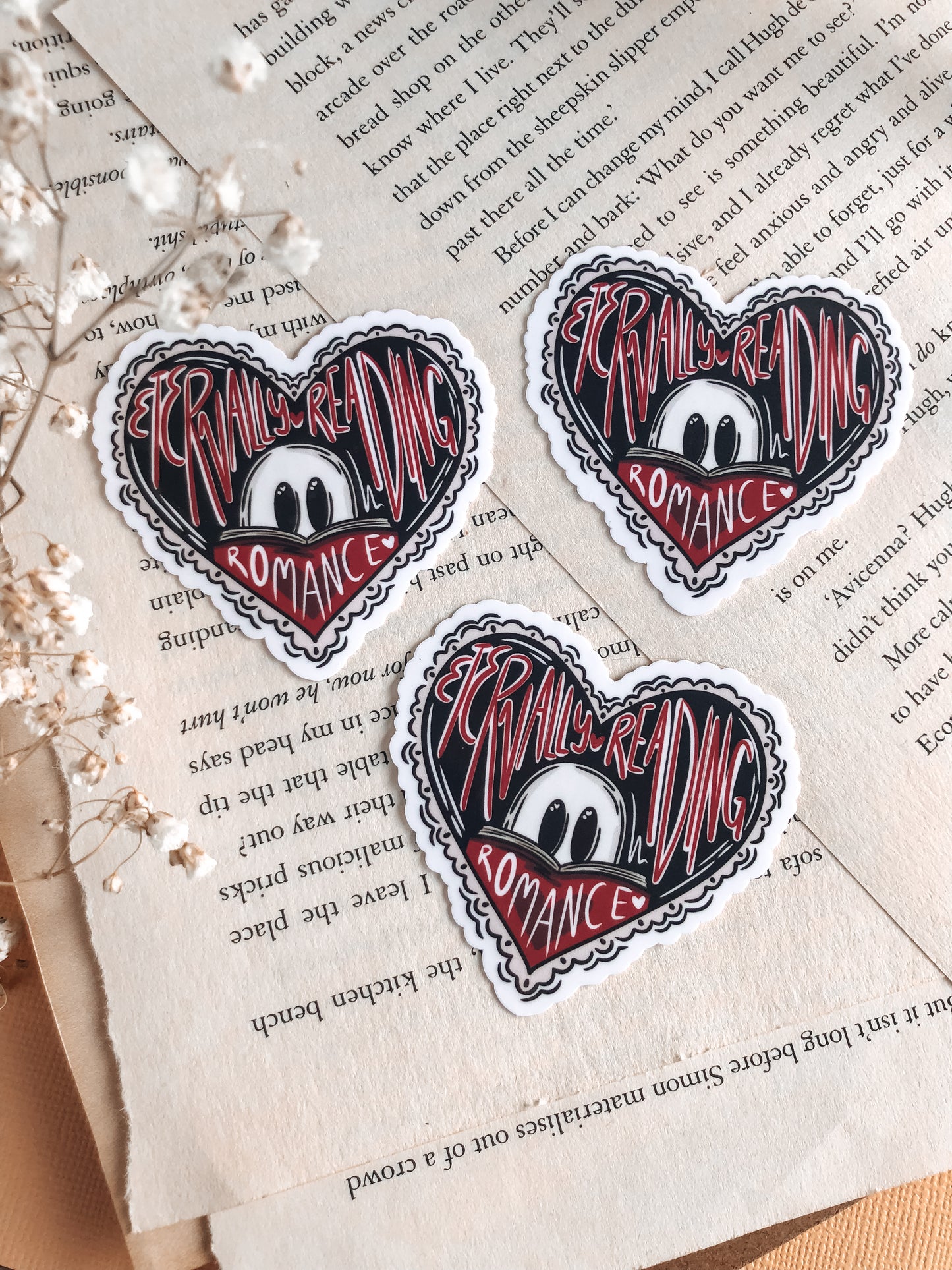 Boo & Friends: Valentine's Day - Glossy Vinyl Stickers