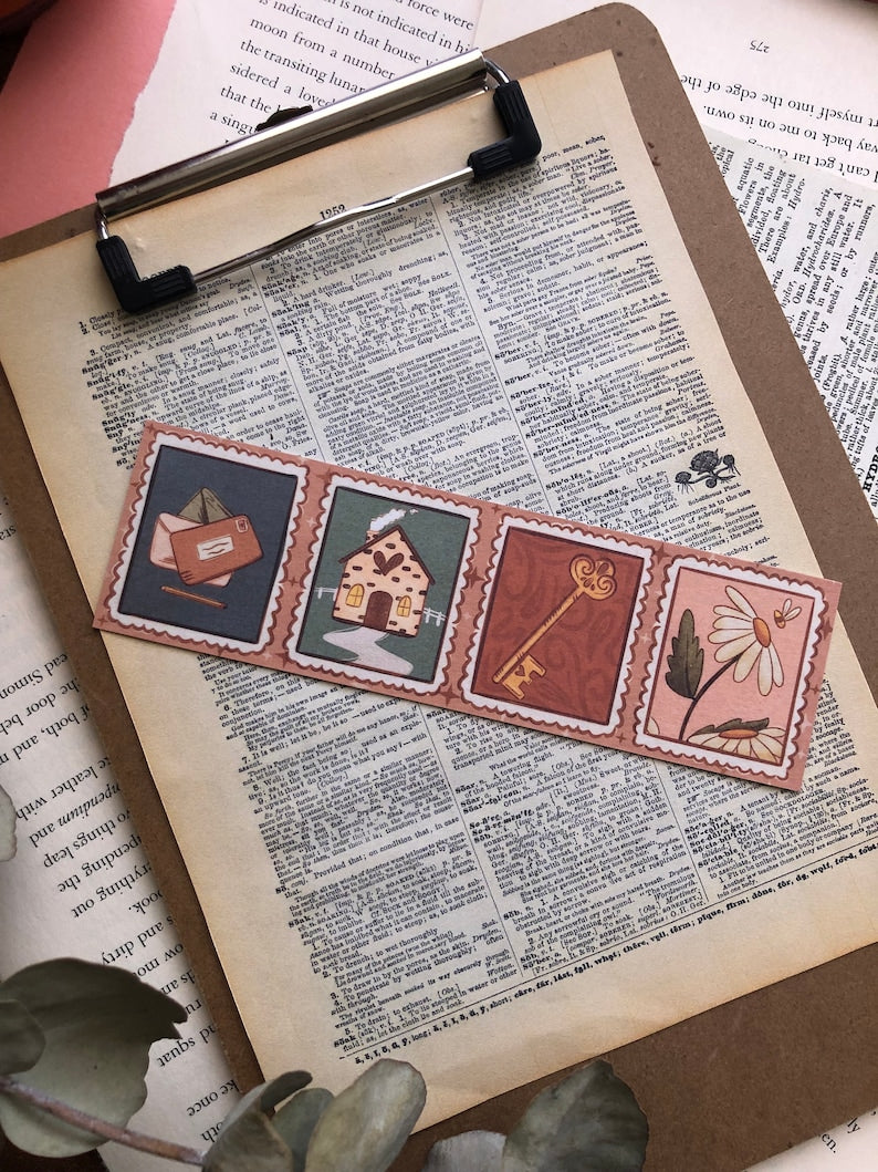 Cottagecore Stamps - Bookmark