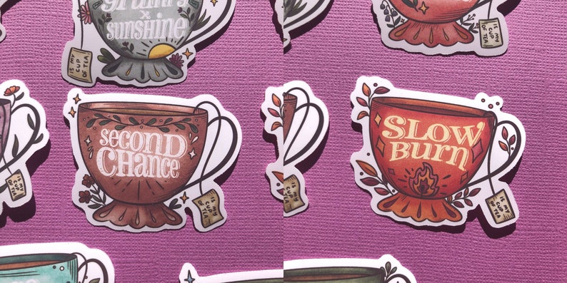 Cup of Tea Trope Collection: Volume One - Vinyl Stickers