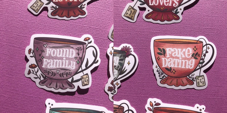Cup of Tea Trope Collection: Volume One - Vinyl Stickers