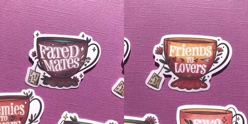 Cup of Tea Trope Collection: Volume One - Vinyl Stickers