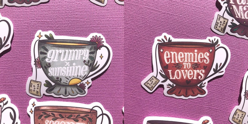 Cup of Tea Trope Collection: Volume One - Vinyl Stickers