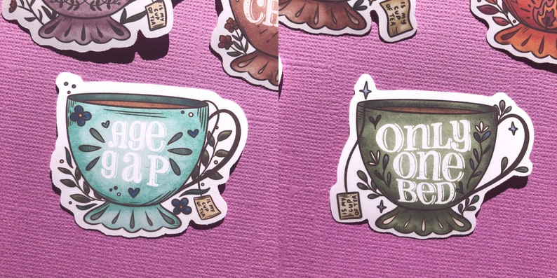 Cup of Tea Trope Collection: Volume One - Vinyl Stickers