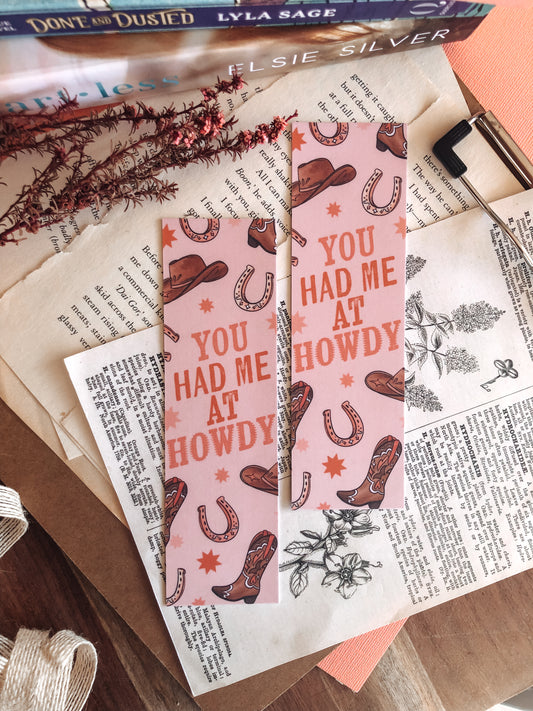 You Had Me at Howdy - Bookmark