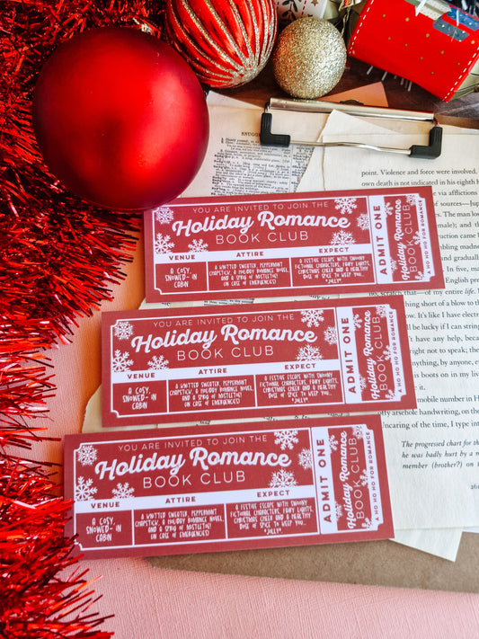 Holiday Romance Book Club - Bookmark