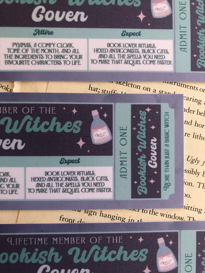 Bookish Witches Coven - Bookmark