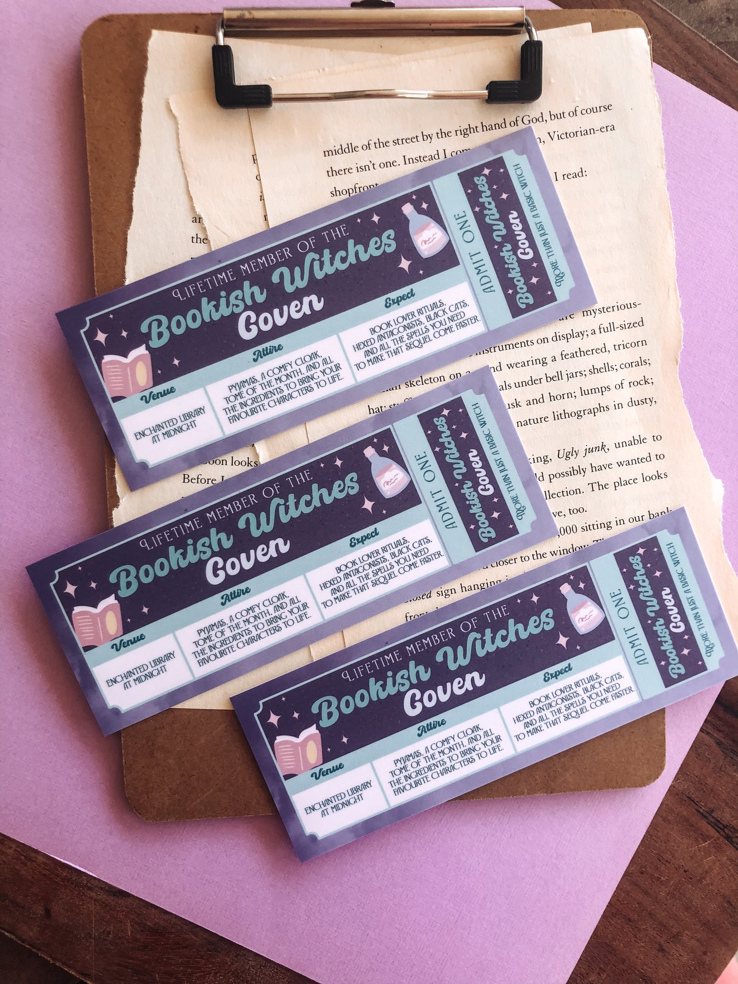 Bookish Witches Coven - Bookmark