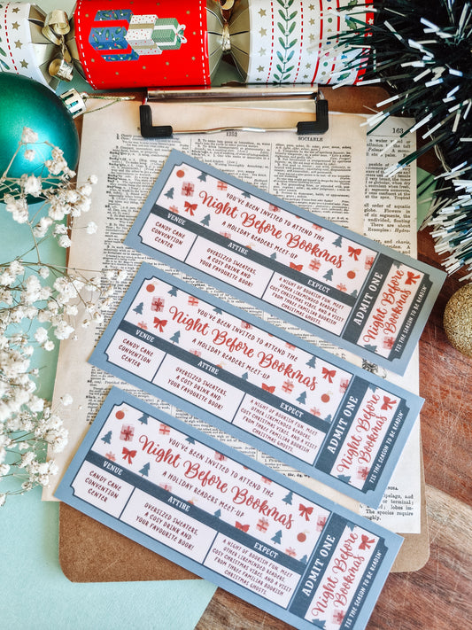 Night Before Bookmas - Bookmark