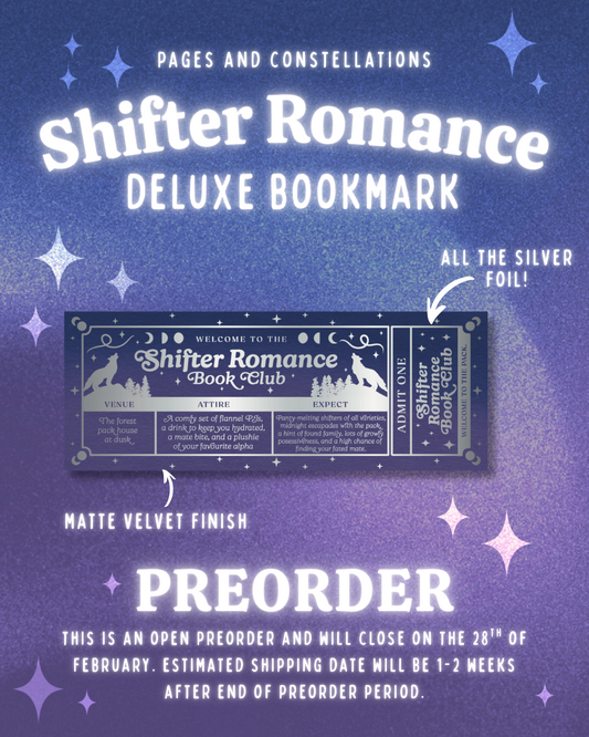 *Preorder* Shifter Romance Book Club: Deluxe Edition - Foiled Bookmark