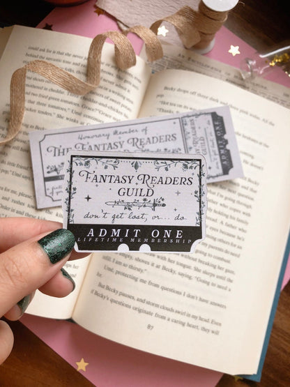 Fantasy Readers Guild - Ticket Bookmark