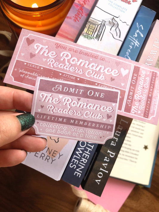 Romance Readers Club - Vinyl Sticker