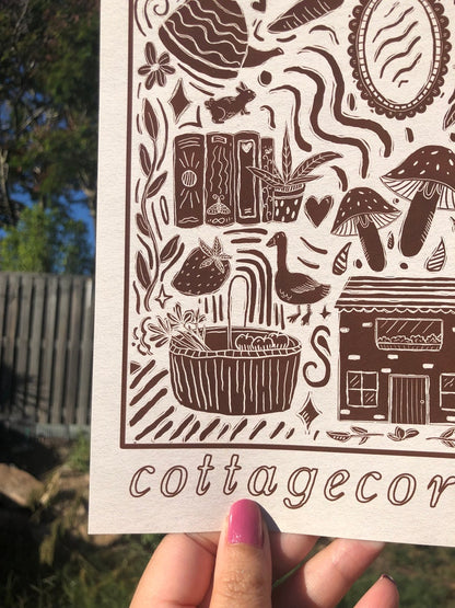 Cottagecore - A5 Art Print