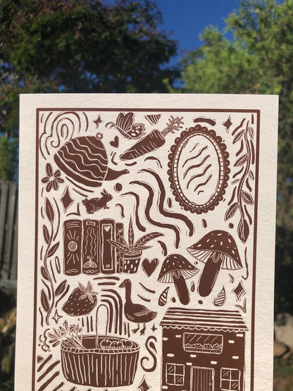 Cottagecore - A5 Art Print