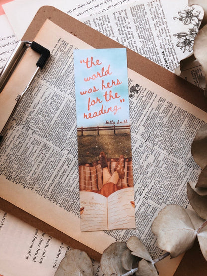 The World Was Hers for the Reading - Bookmark