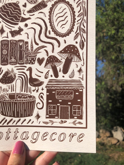 Cottagecore - A5 Art Print