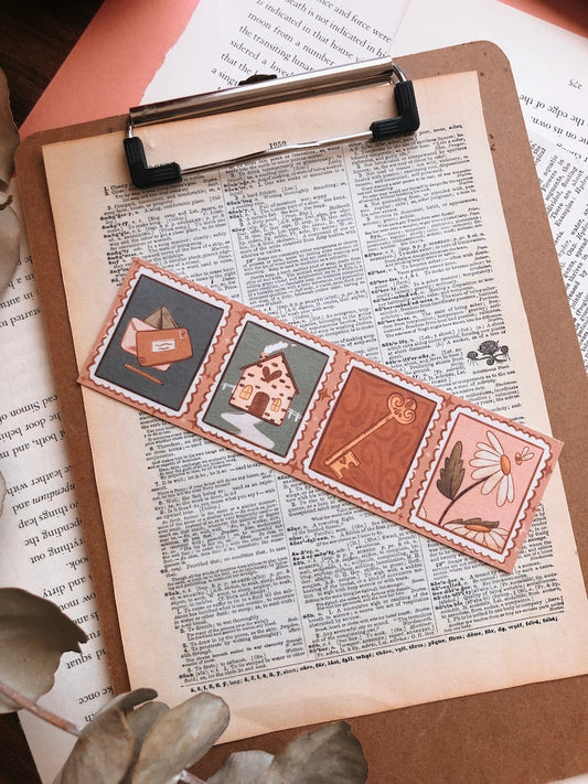 Cottagecore Stamps - Bookmark