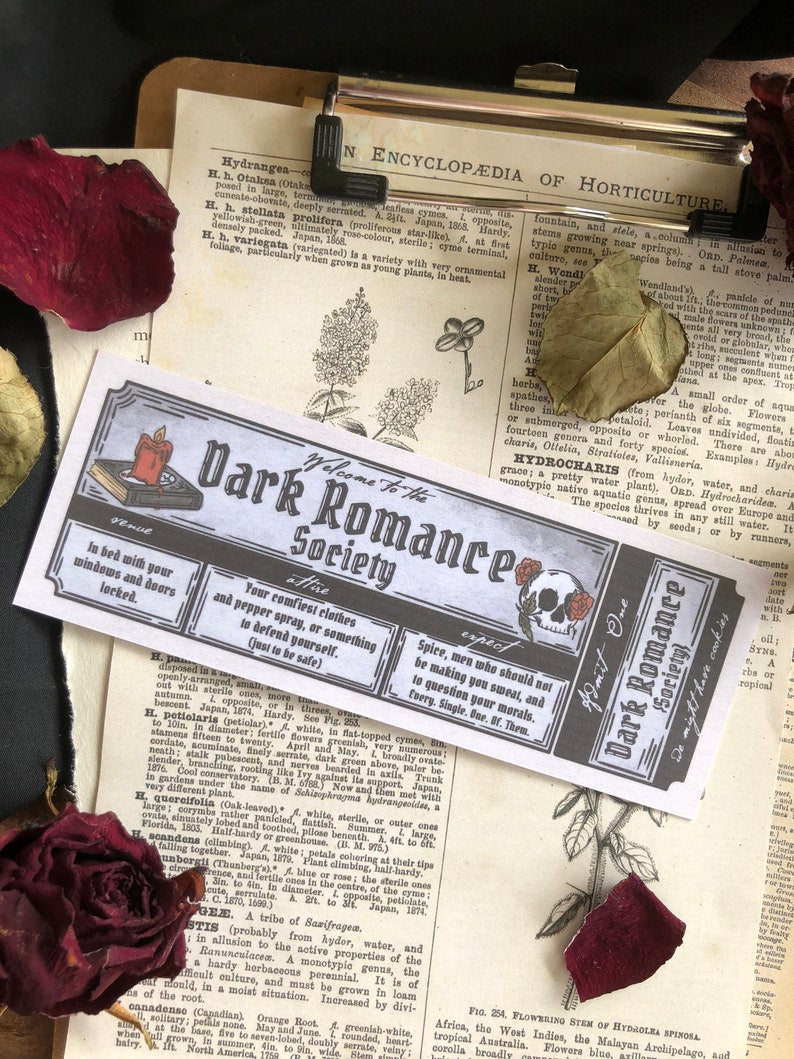 Dark Romance Society - Bookmark