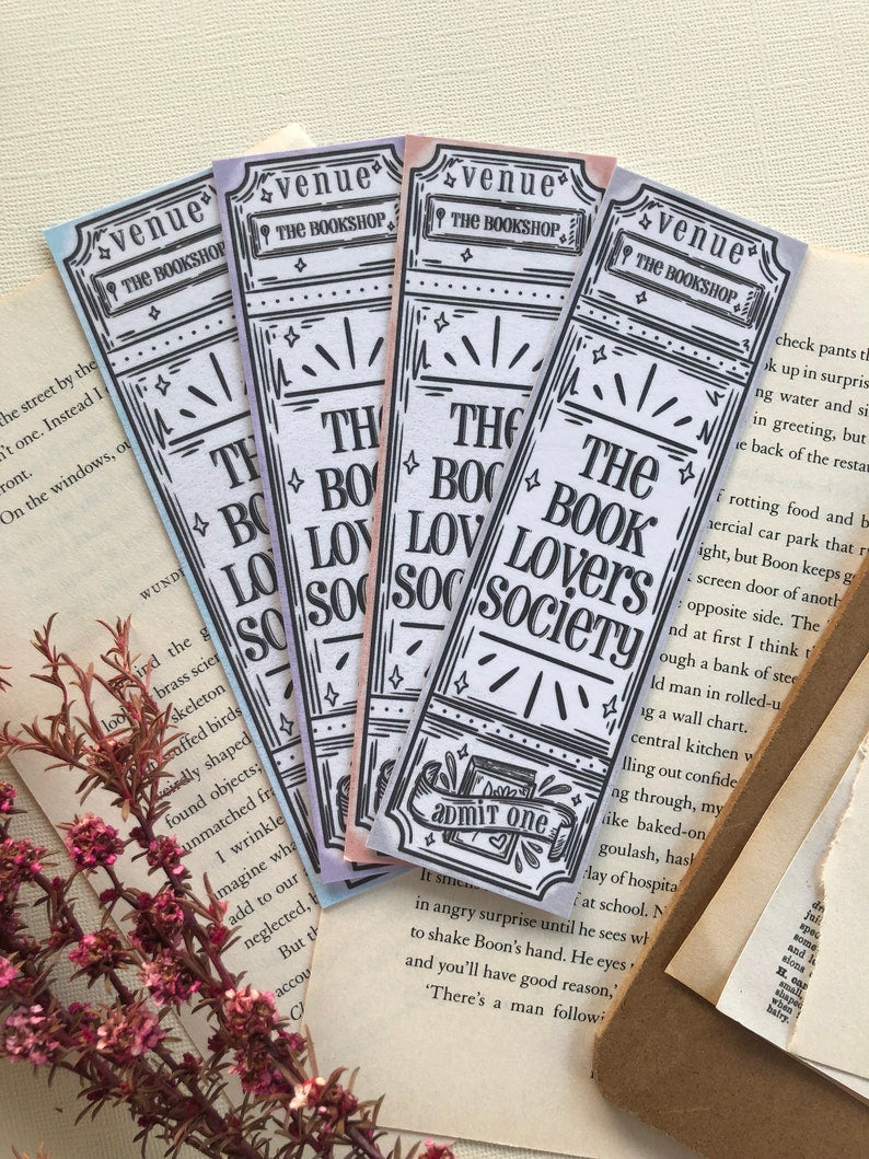 Book Lovers Society - Bookmark