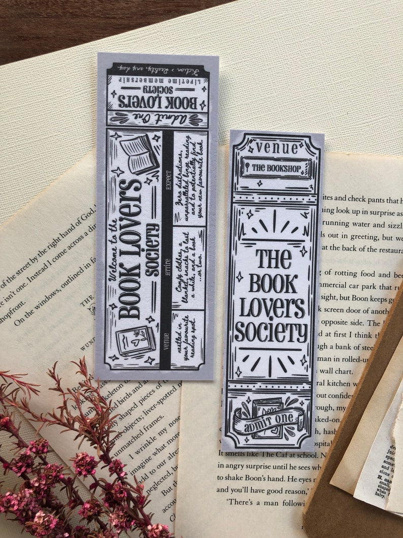 Book Lovers Society - Bookmark