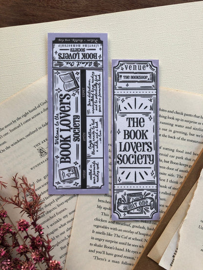 Book Lovers Society - Bookmark