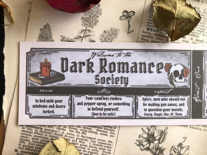 Dark Romance Society - Bookmark