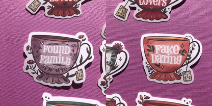 Cup of Tea Trope Collection: Volume One - Vinyl Stickers
