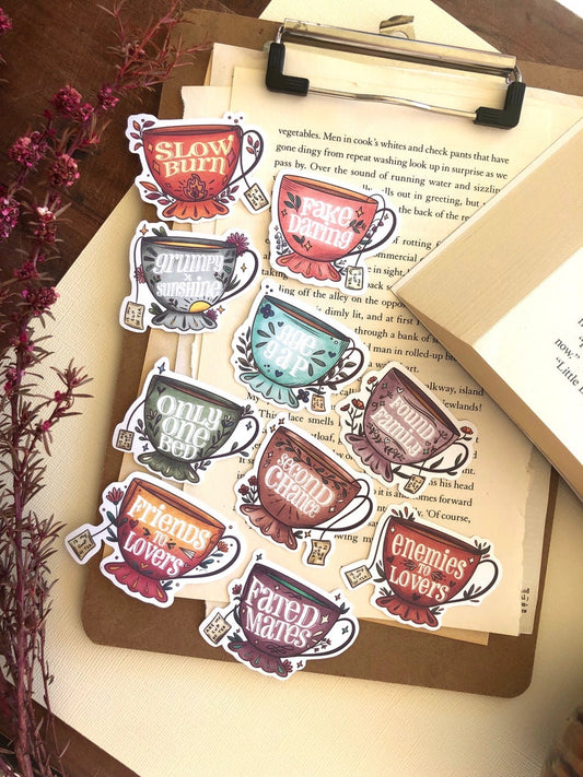 Cup of Tea Trope Collection: Volume One - Vinyl Stickers