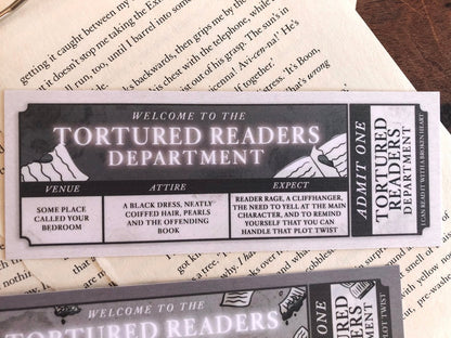 Tortured Readers Department - Bookmark