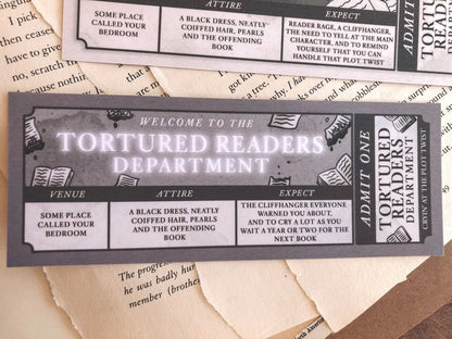 Tortured Readers Department - Bookmark