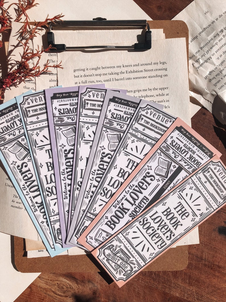 Book Lovers Society - Bookmark